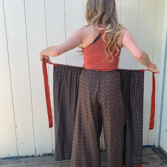 Handmade Vintage Wrap Pants - Picture 5 of 6